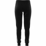 Pantalón Largo Deportivo Adidas 3S Fl C Pt Negro Mujer
