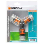 Conector de manguera Gardena 18287-20 Ø 15 mm 1/2" Triple Sistema de riego