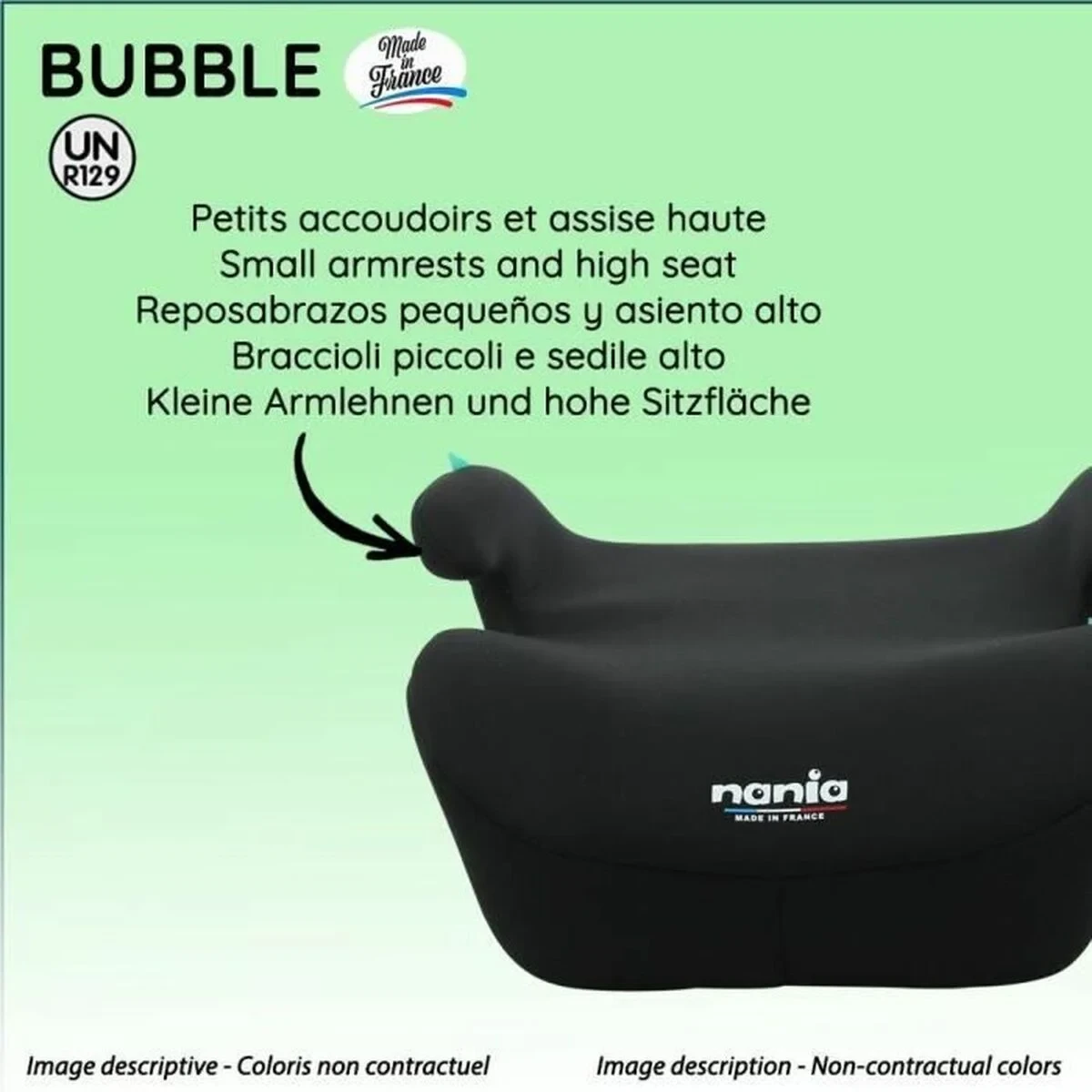 Silla para el Coche Nania Negro III (22 - 36 kg) Infantil ECE R129