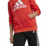 Sudadera con Capucha Niño Adidas Big Logo Essentials Rojo