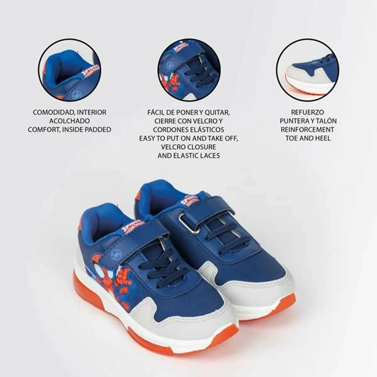 Zapatillas Deportivas con LED Spidey 30