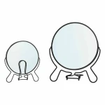 Espejo de Aumento Berilo Negro Hierro 15,5 x 18 x 1,5 cm 15,5 x 1,5 x 18 cm (12 Unidades)