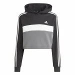 Chándal Mujer Adidas Tiberio 3- Stripes Colorblock Negro Gris