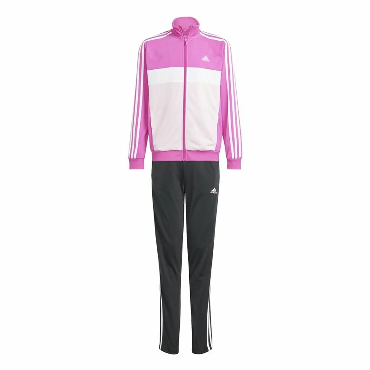 Chándal Mujer Adidas 3Stripes Tiberio Negro Rosa oscuro