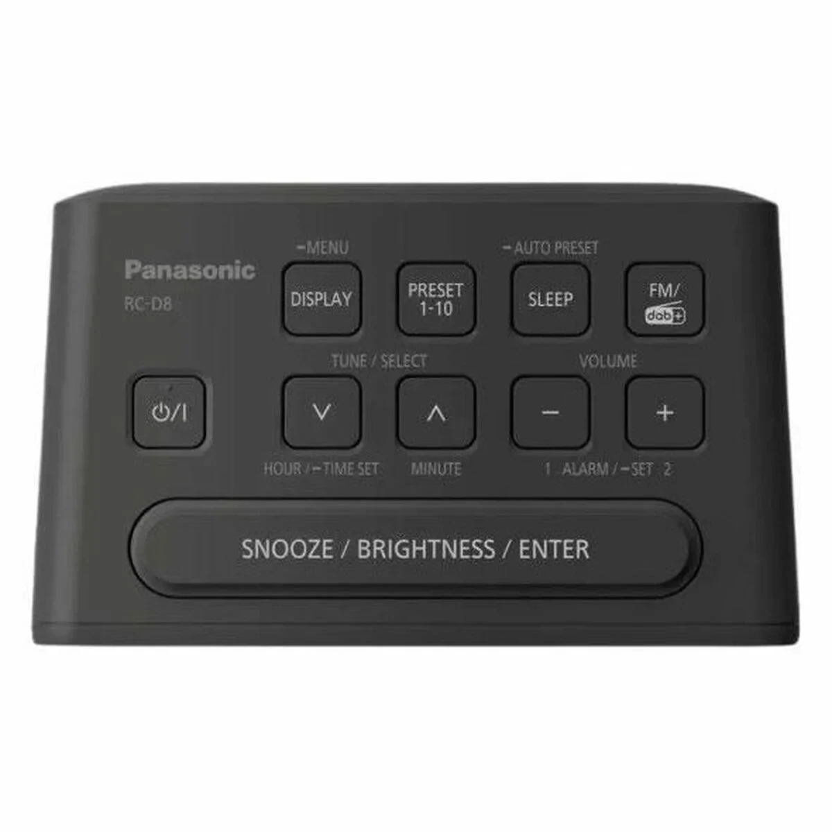 Radio Despertador Panasonic RC-D8EG-K Negro