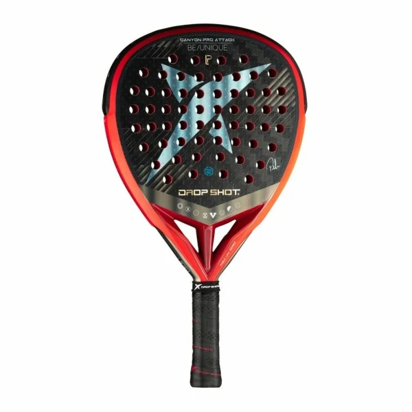 Pala de Pádel Drop Shot Canyon Pro Attack Negro