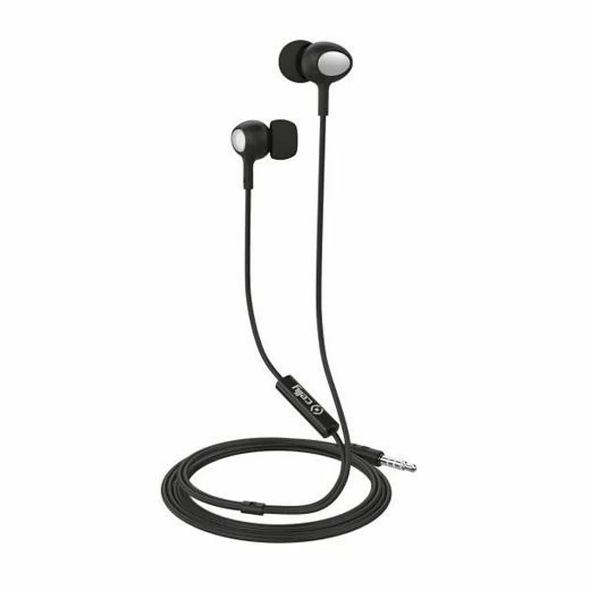 Auriculares con Micrófono Celly UP500BK Negro