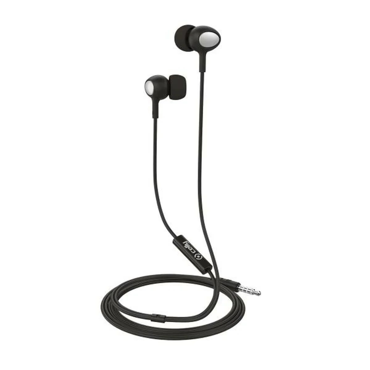 Auriculares con Micrófono Celly UP500BK Negro
