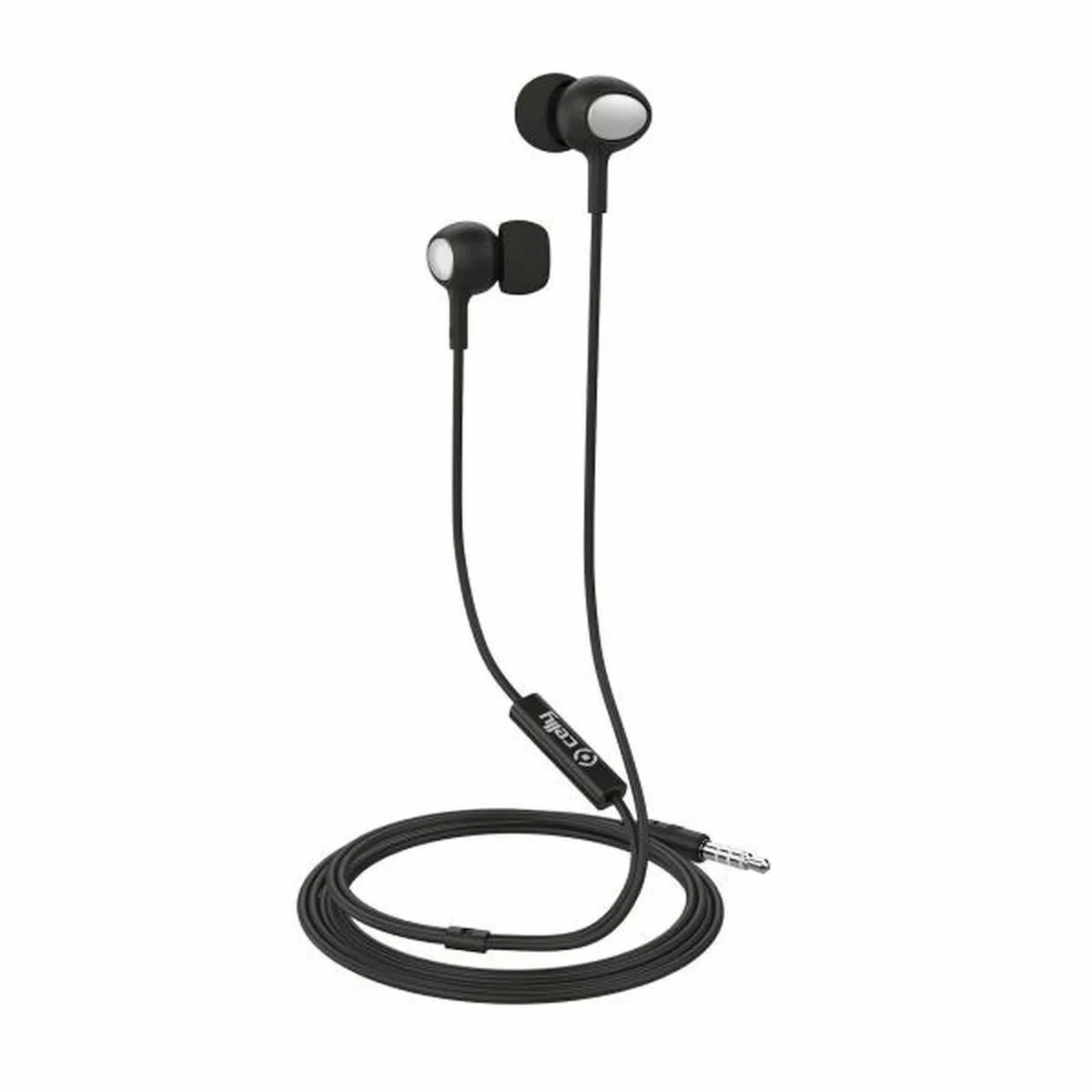 Auriculares con Micrófono Celly UP500BK Negro