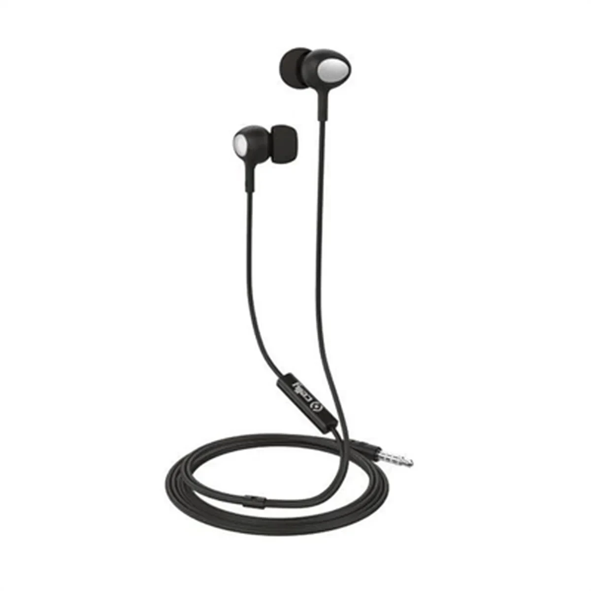 Auriculares con Micrófono Celly UP500BK Negro