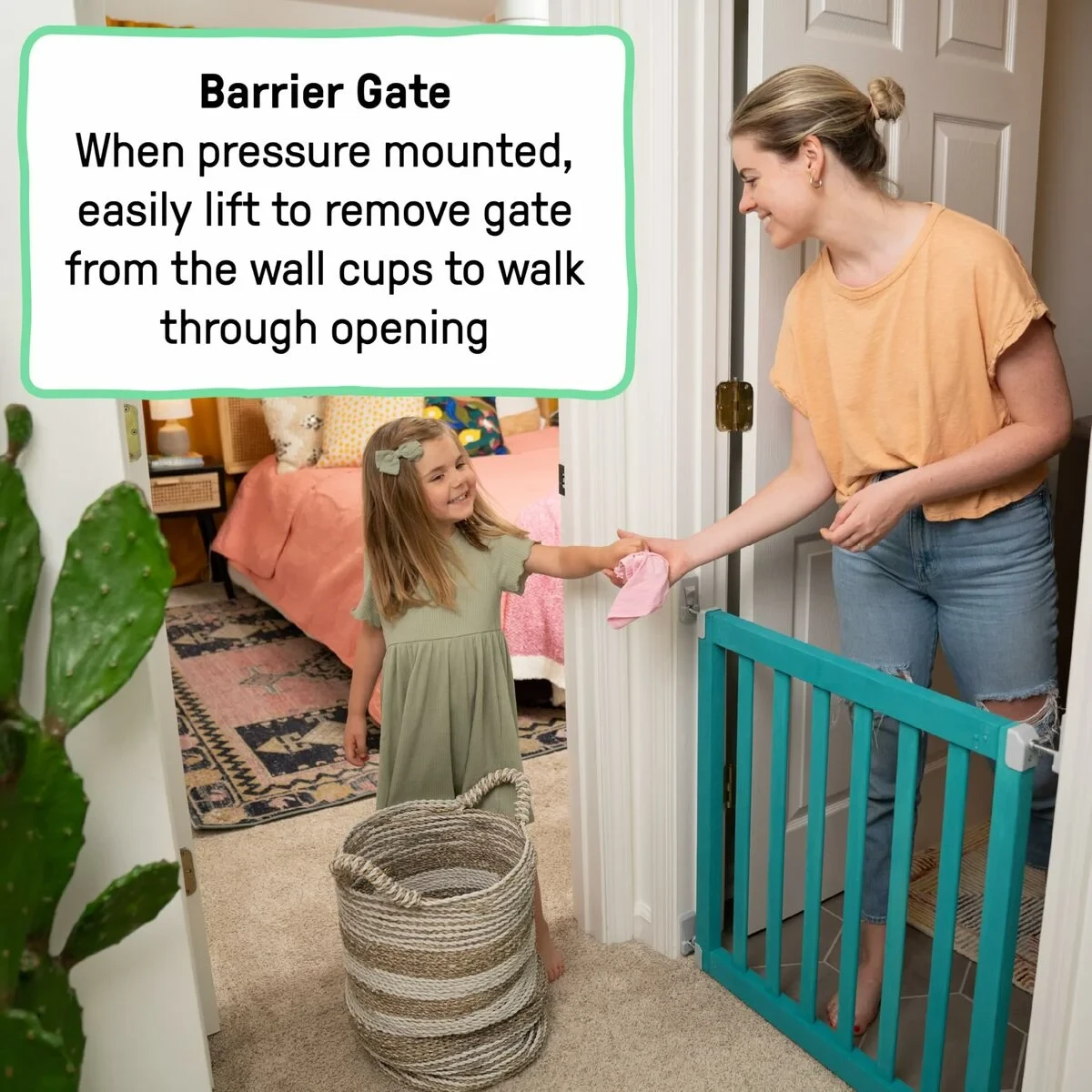 Barrera de seguridad Ingenuity Marrón 76-91 cm