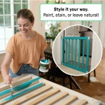 Barrera de seguridad Ingenuity Marrón 76-91 cm