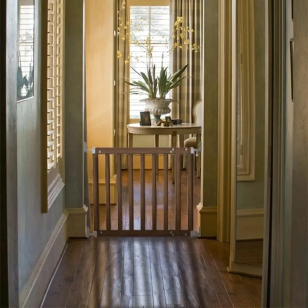 Barrera de seguridad Ingenuity Marrón 76-91 cm