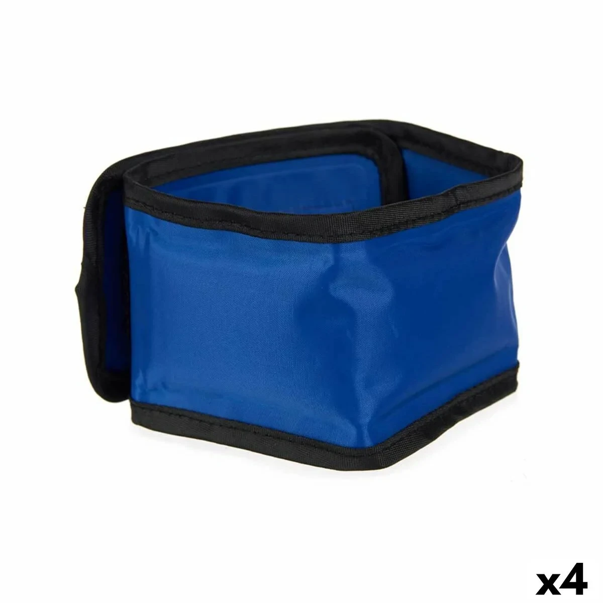 Collar para Perro Mascow Azul Negro Poliéster PVC Gel 6,5 x 1 x 45 cm Refrigerante (4 Unidades)
