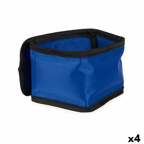 Collar para Perro Mascow Azul Negro Poliéster PVC Gel 6,5 x 1 x 45 cm Refrigerante (4 Unidades)