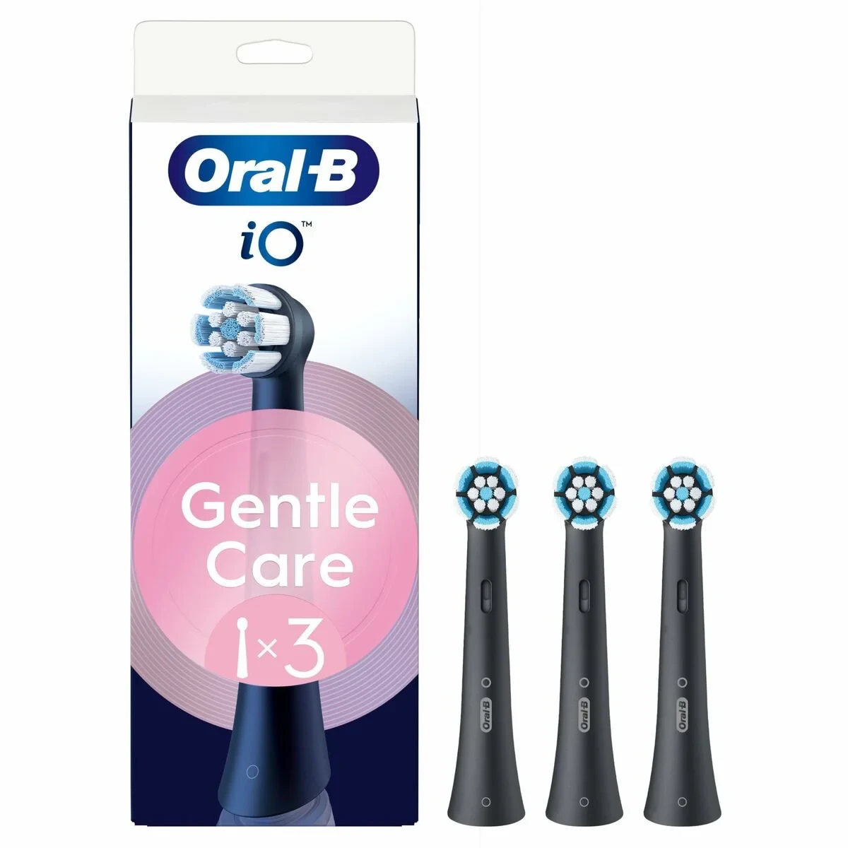 Cabezal de Recambio Oral-B IO RBSBF-3  3UD Negro