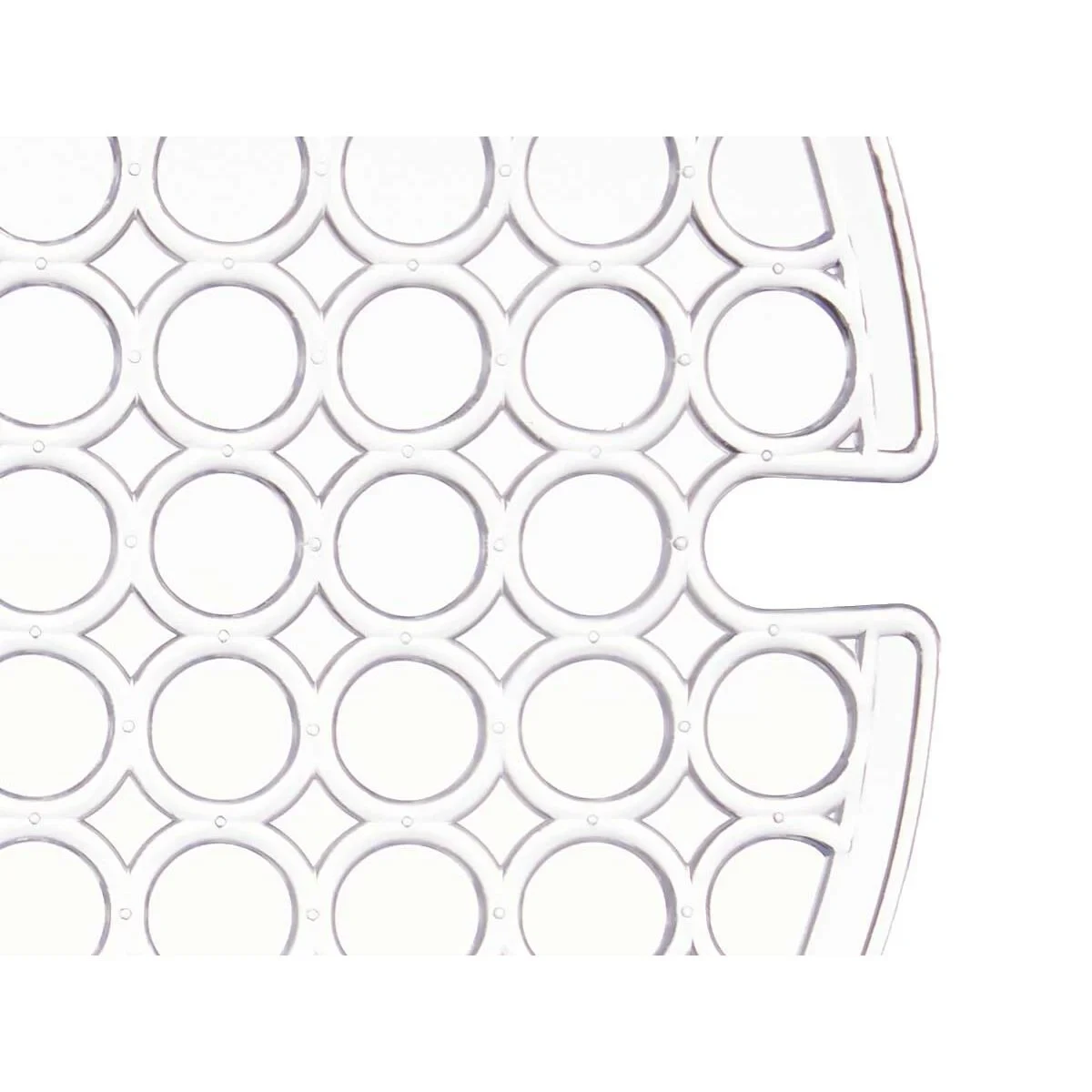 Alfombrilla Antideslizante Kinvara Transparente Plástico 29 x 0,1 x 29 cm Fregadero (12 Unidades)