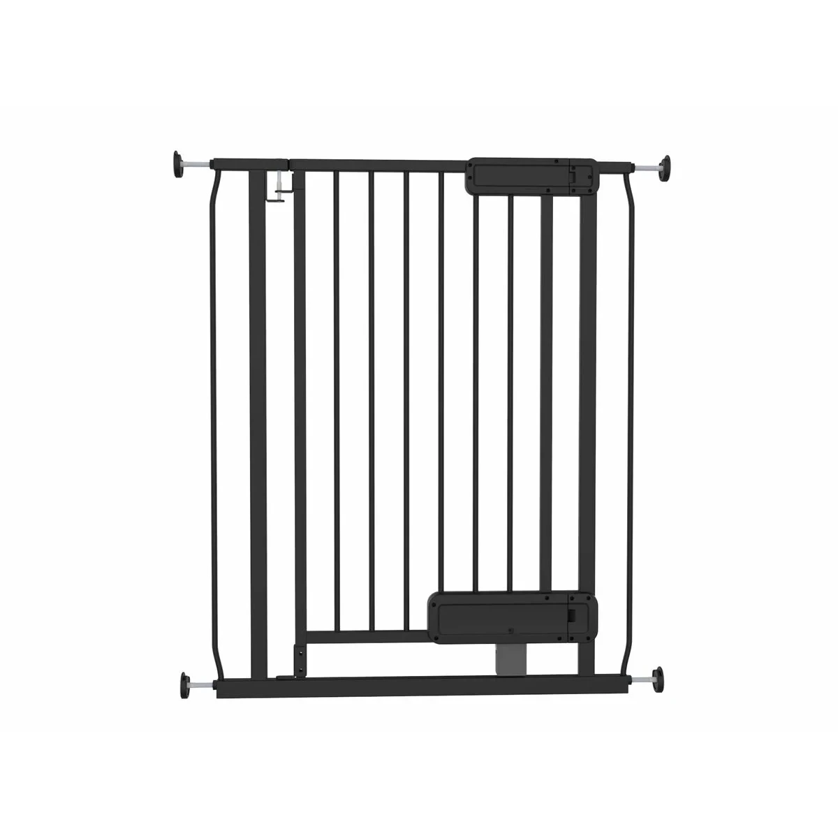 Barrera de seguridad Ingenuity Negro 73-80 cm