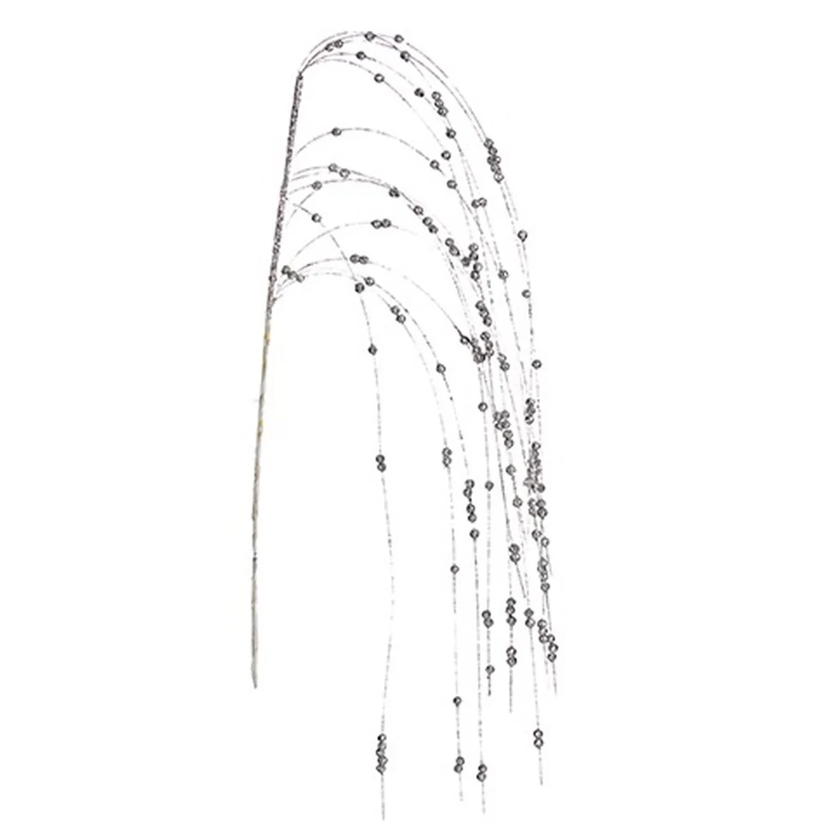 Rama Krist+ Plateado Bayas 100 x 3 x 5 cm (24 Unidades)