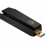 Adaptador de Red MSI AXE5400 Negro