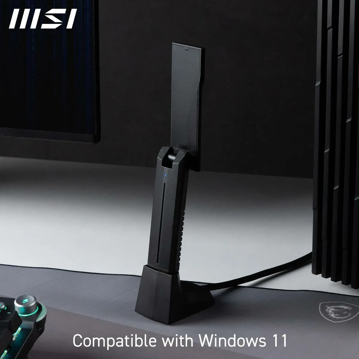 Adaptador de Red MSI GUBE65 Negro