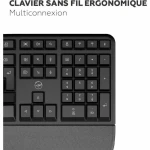Teclado Mobility Lab Azerty Francés Negro