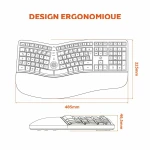 Teclado Mobility Lab Azerty Francés Negro