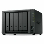 Almacenamiento en Red NAS Synology DS1525+ Negro AMD Ryzen V1500B