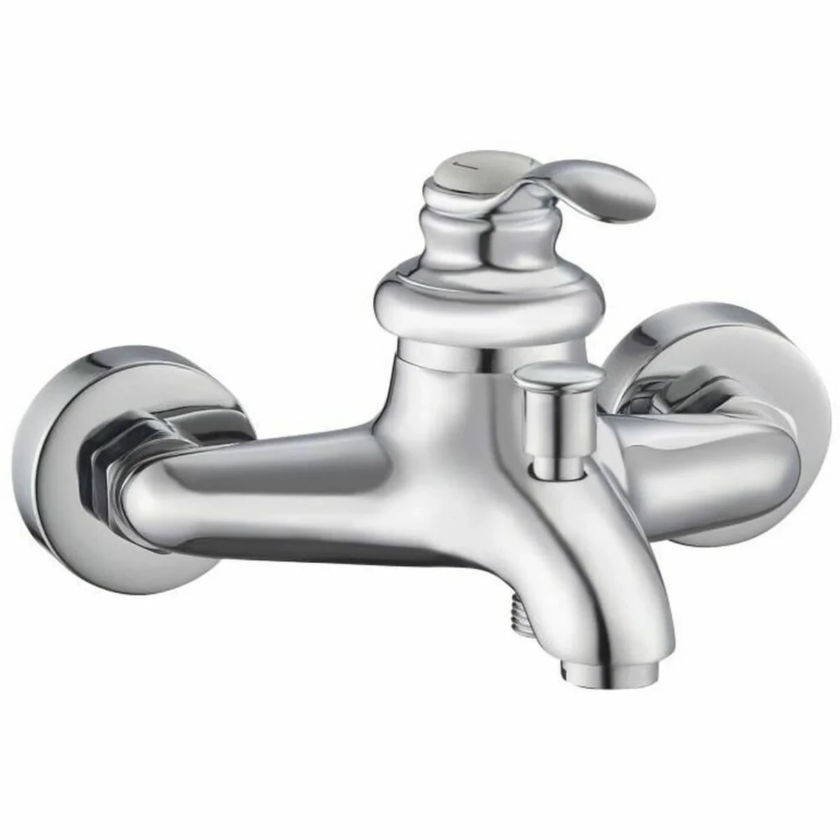 Grifo Monomando Rousseau Metal Latón 15 cm Ducha Bañera