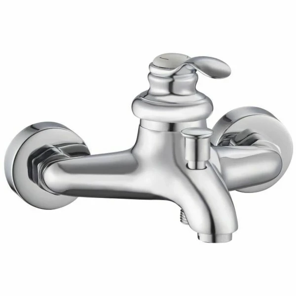 Grifo Monomando Rousseau Metal Latón 15 cm Ducha Bañera