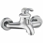 Grifo Monomando Rousseau Metal Latón 15 cm Ducha Bañera