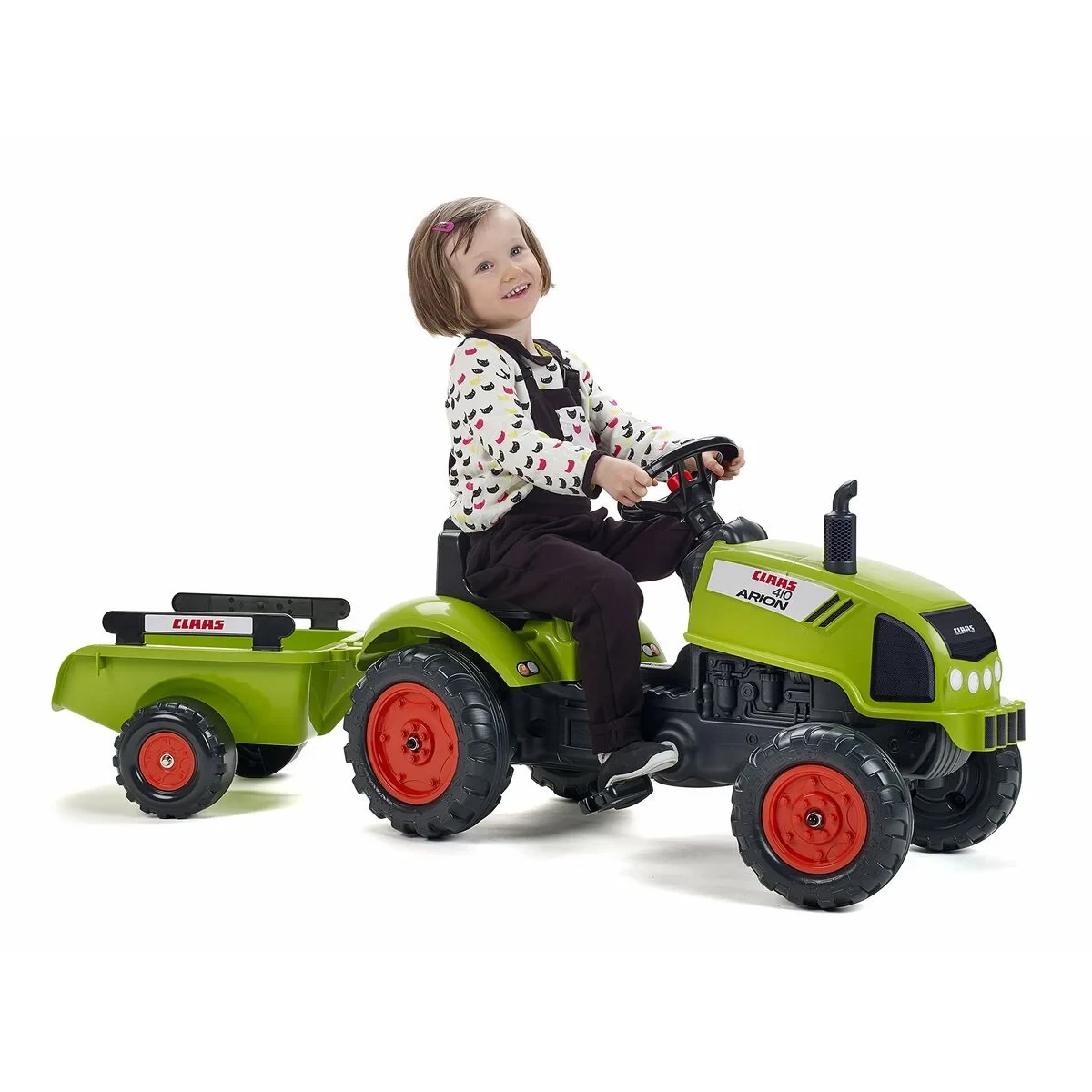Tractor a Pedales Falk Claas 410 Arion Verde