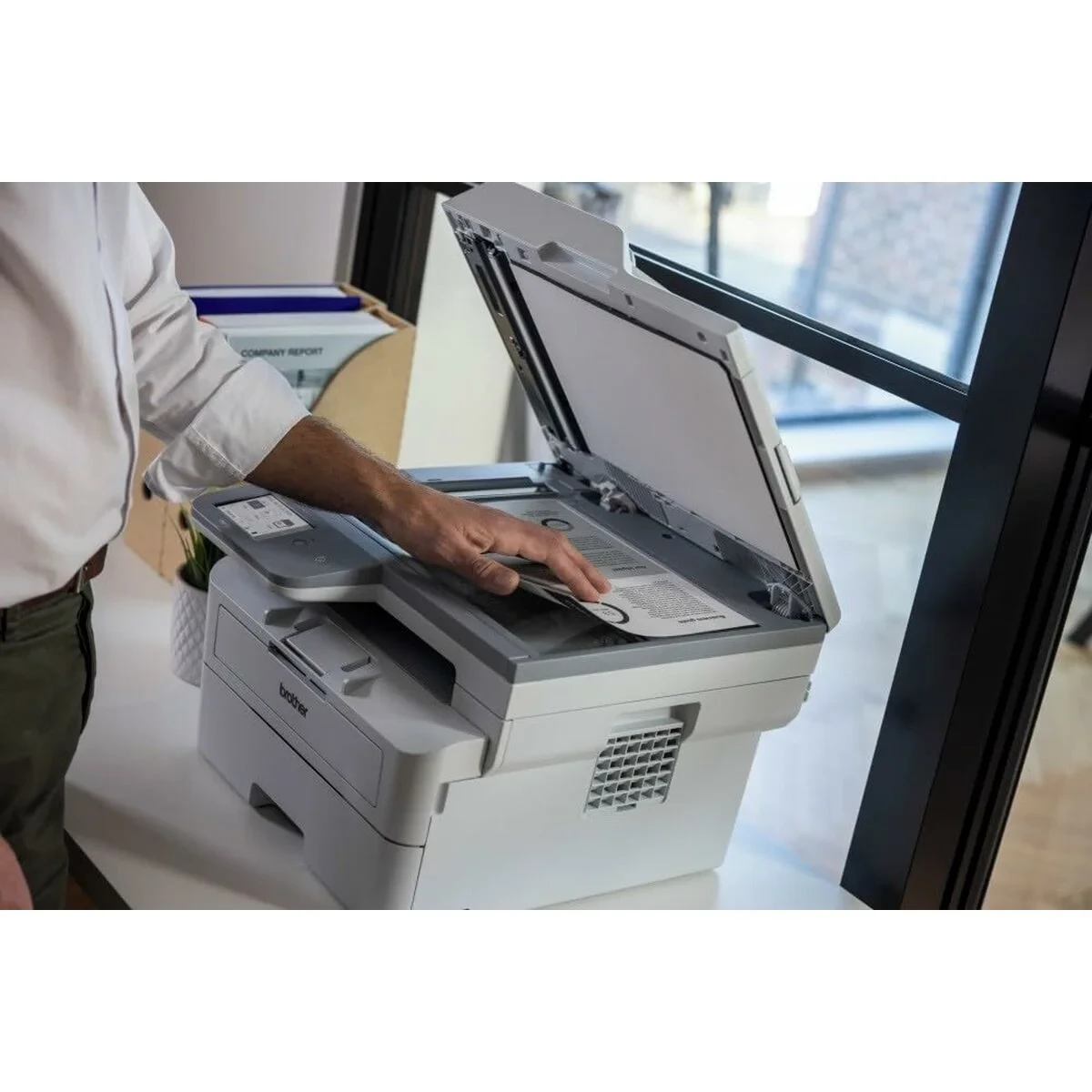 Impresora Láser Monocromo Brother MFCL2980DWRE1 Wi-Fi Fax Escáner