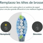 Cabezal de Recambio Philips Negro 4 Unidades