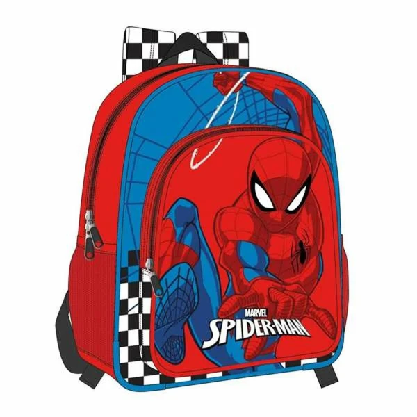Mochila Escolar Spider-Man Rojo 31 x 12 x 38 cm