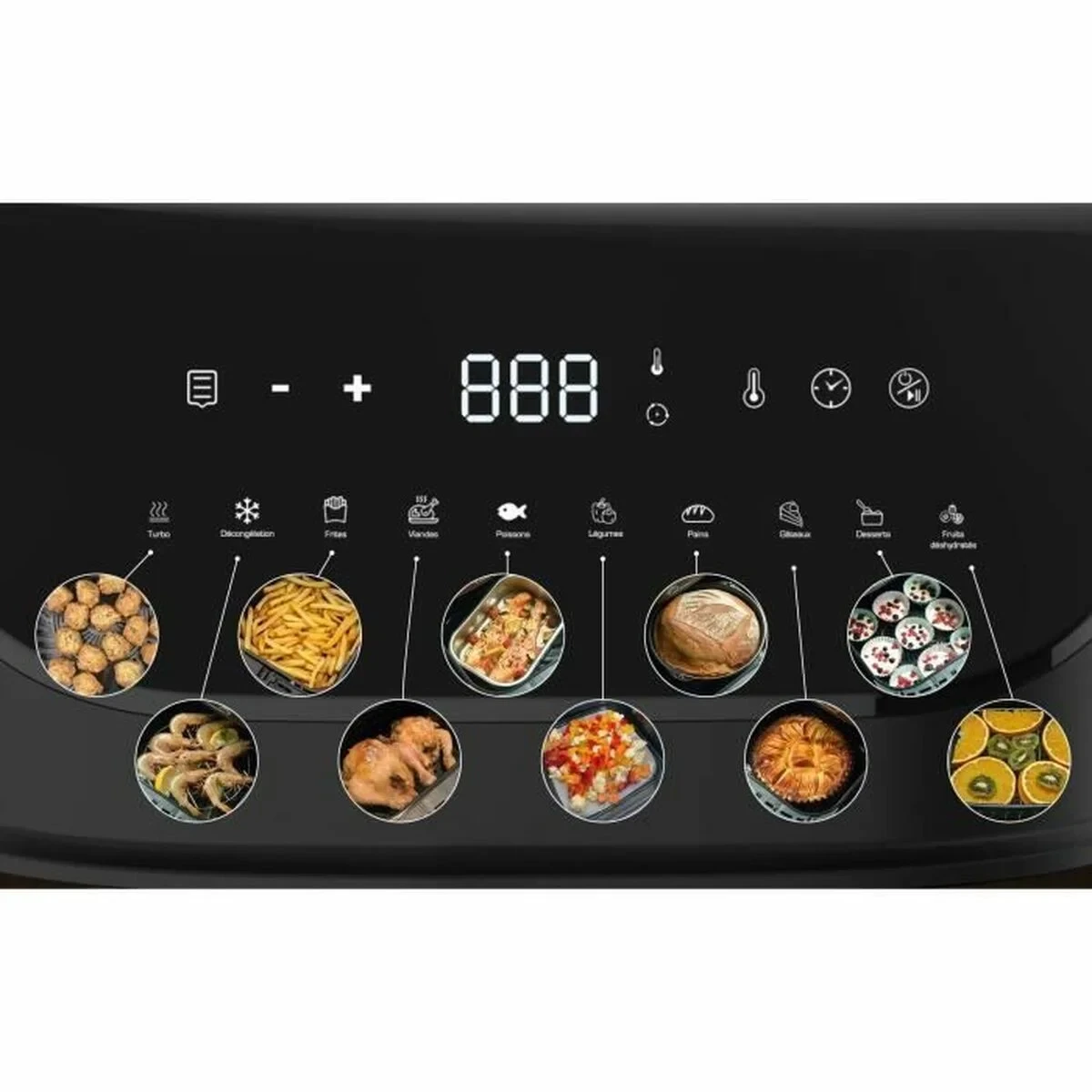 Freidora de Aire Little Balance Crousty light XL Negro 1600 W 7 L