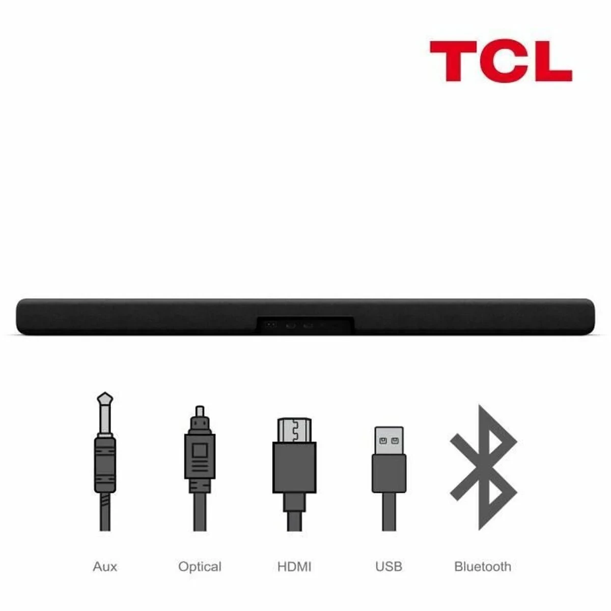 Barra de Sonido TCL Negro 300 W
