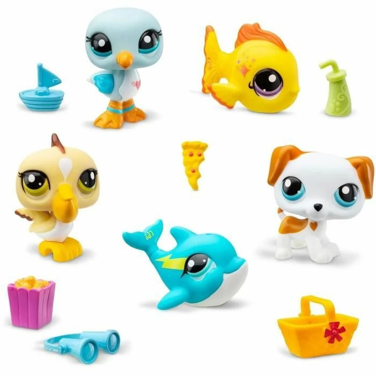 Set de Figuras de Animales Bandai Littlest Pet Shop Plástico