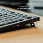 Teclado Inalámbrico Cherry JK-3000ES-2 Negro Qwerty Español