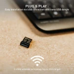 Teclado Inalámbrico Cherry JK-3000ES-2 Negro Qwerty Español