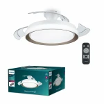 Ventilador de Techo con Luz Philips 929004081801 Blanco Dorado (4000 K) (2700 K)