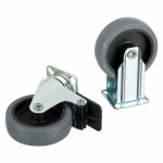 Ruedas Trixie Negro Plástico Transportín (4 Unidades) (4 Piezas)