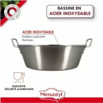 Recipiente Conservador de Alimentos Menastyl 40,5 cm Plateado Rectangular