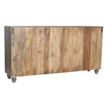Aparador Home ESPRIT Gris Marrón claro Madera 175 x 40 x 90 cm 175,5 x 40 x 90 cm