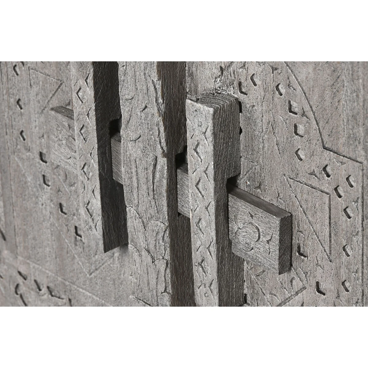 Aparador Home ESPRIT Gris Marrón claro Madera 175 x 40 x 90 cm 175,5 x 40 x 90 cm