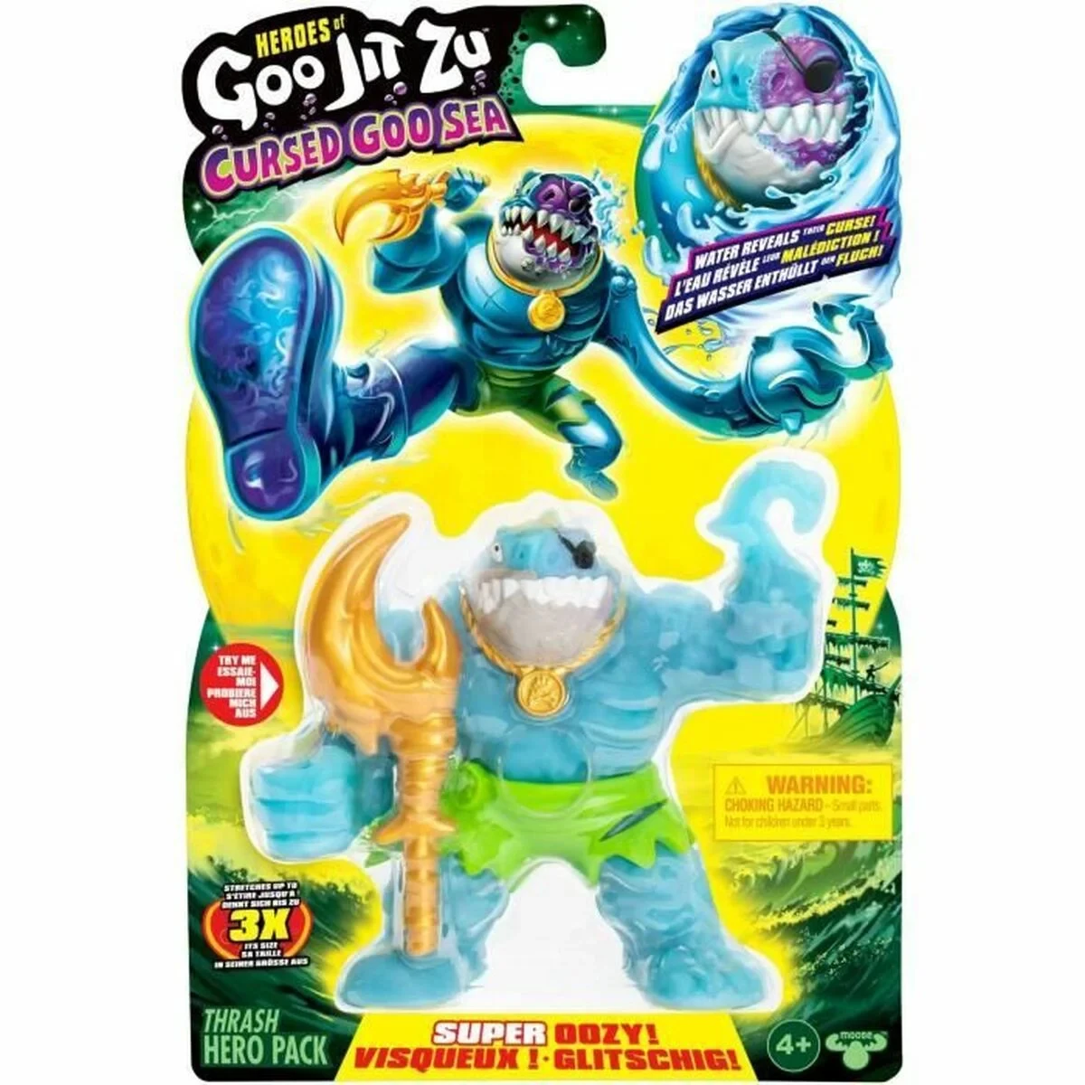 Figura Coleccionable Goo Jit Zu Mar de Goo Maldito - GJZ Thrash