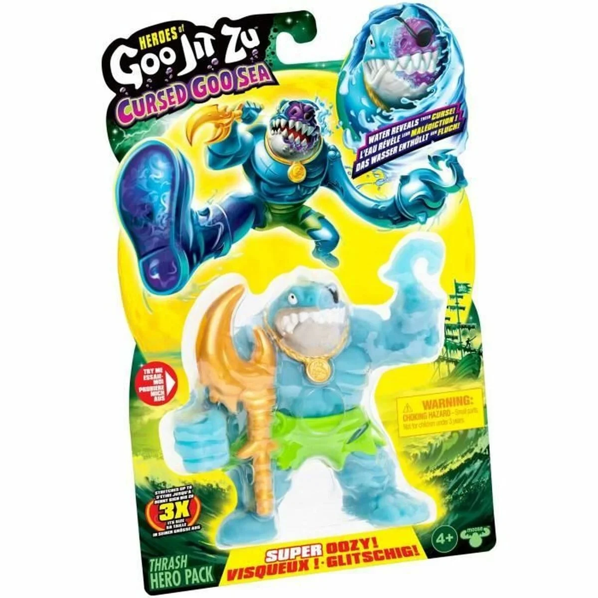 Figura Coleccionable Goo Jit Zu Mar de Goo Maldito - GJZ Thrash