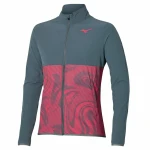 Chaqueta Deportiva para Hombre Mizuno Charge Printed Gris