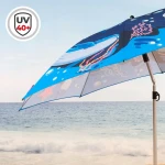 Sombrilla Aktive 200 x 215 x 200 cm (6 Unidades)