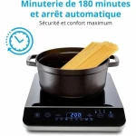 Placa de Inducción Medion Negro 2000 W